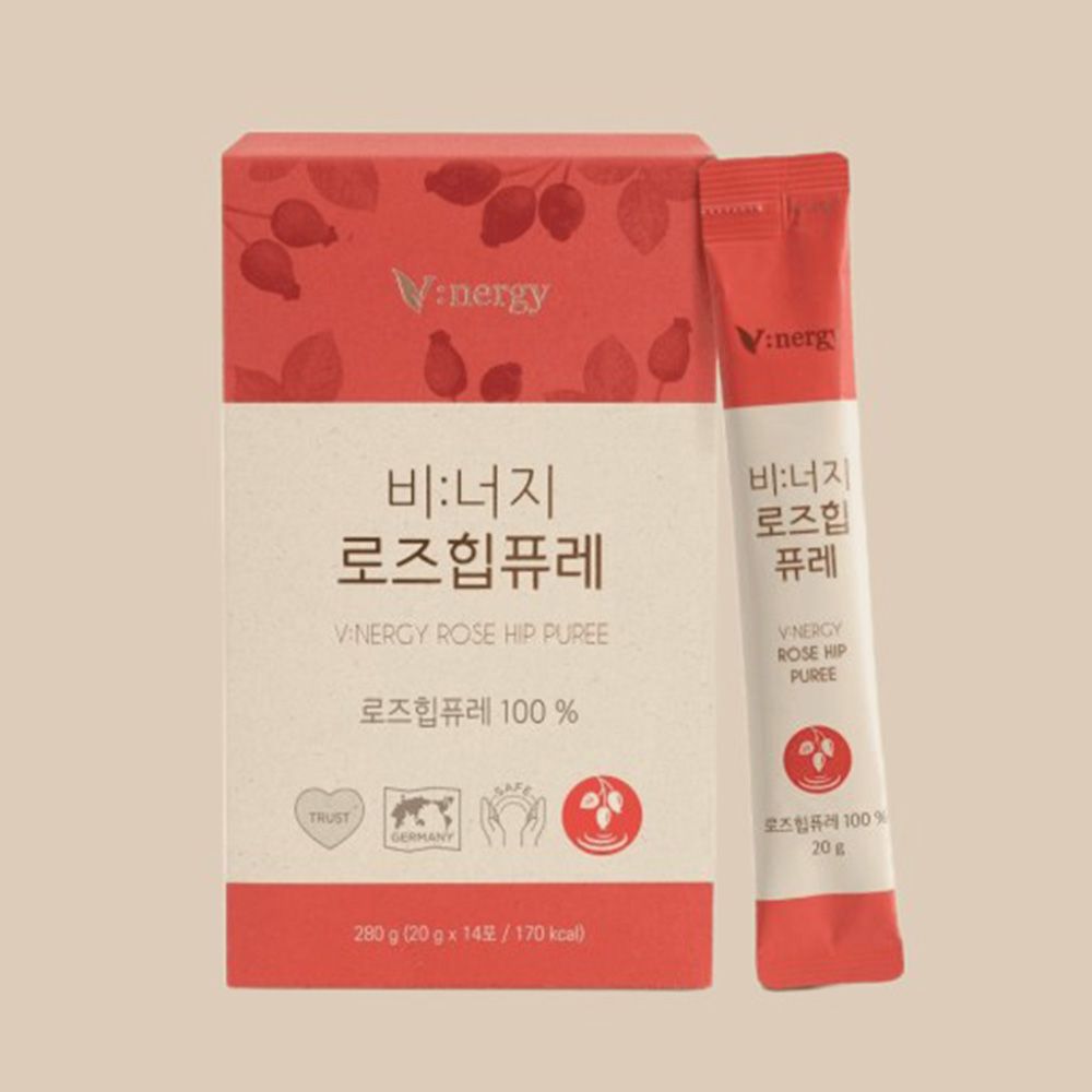 [HURUM] Premium Wild Rosehip & Pomegranate Puree 14packets- Superfruit Supplement, Rich in Ellagic Acid, Made from Real Fruits-Made in Korea